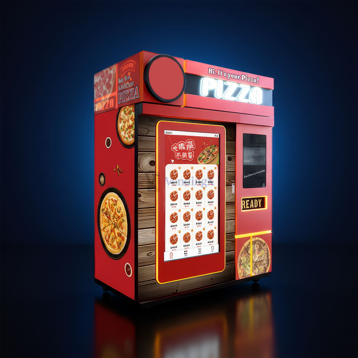 Premium Custom Pizza Automat - 3 Minuten servierbereit