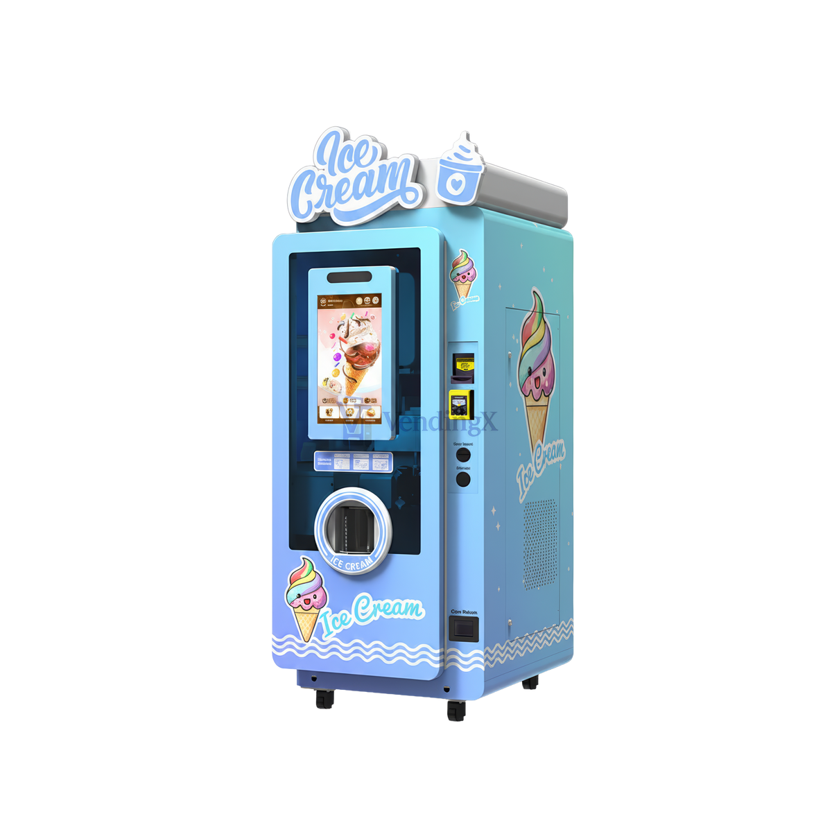 Softeisautomat Premium mit 21,5" Display High End