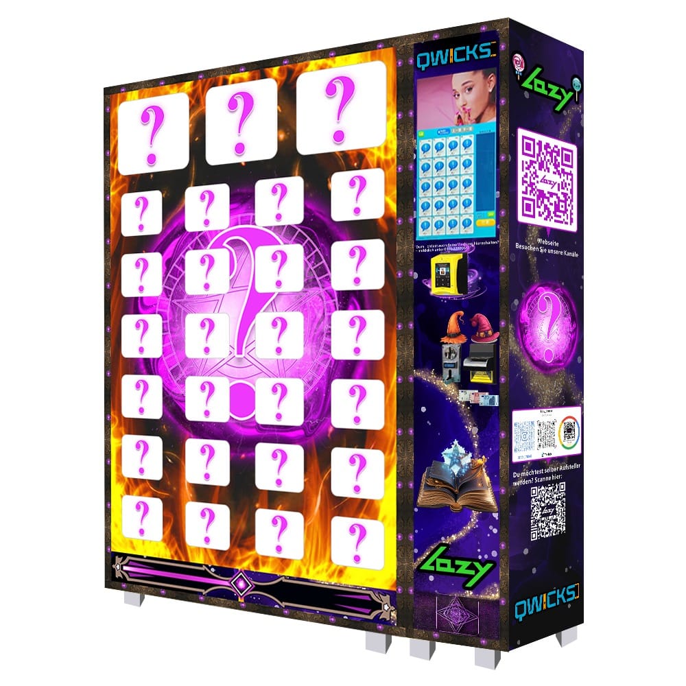 Custom MysteryPack SecretPack Automat mit 22 Zoll Display